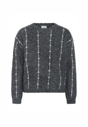 Kaffe LIANNA - Pulóver - dark grey melange