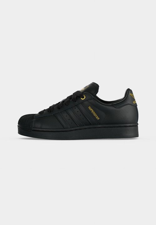 adidas SUPERSTAR II UNISEX - Trainers - core black/gold-coloured metallic — photo 2