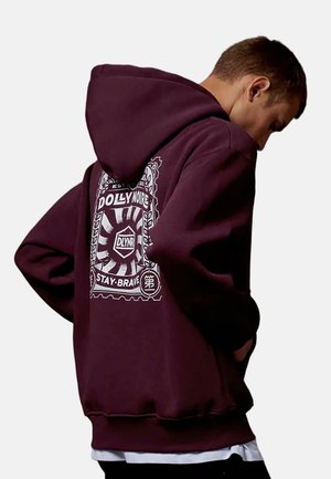 DOLLY NOIRE, DLYNR STAMP ZIP HOODIE - Felpa con zip - prune