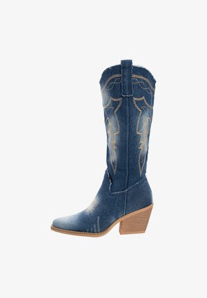 Salinyang, Cowboy/Biker boots - blau