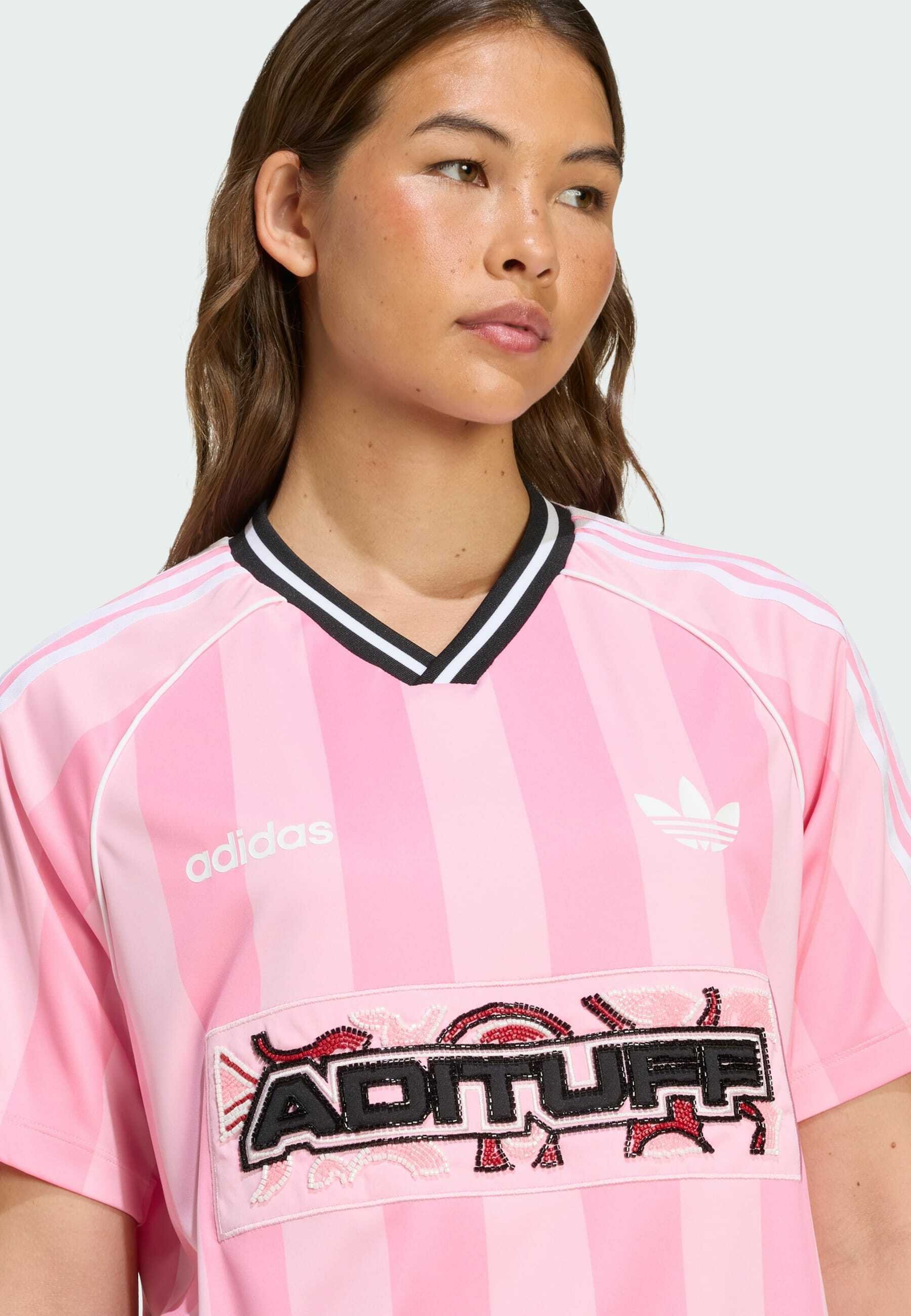 adidas Originals Print T-shirt - true pink semi pink glow