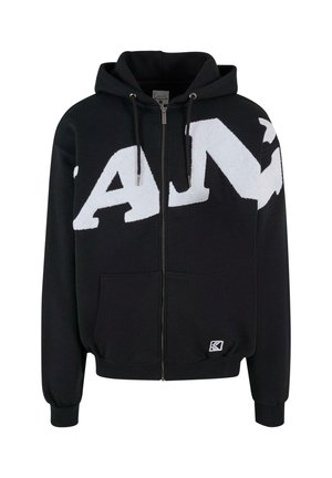 Karl Kani WAVY RETRO OS FULL - Sweatjacke - black