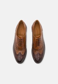 Melvin & Hamilton SELINA - Stringate - mogano/mid brown/wood/tan/navy