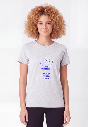 watapparel, T-Shirt print - cool heather grey