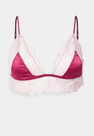 BRA TRIANGULAR EMBROIDERY - Sutiã triangular - fucsia