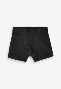 Sorte boxershorts med en blød elastisk talje, en tætsiddende pasform og flade sømme for komfort. Fremstillet af et glat, strækbart stof.