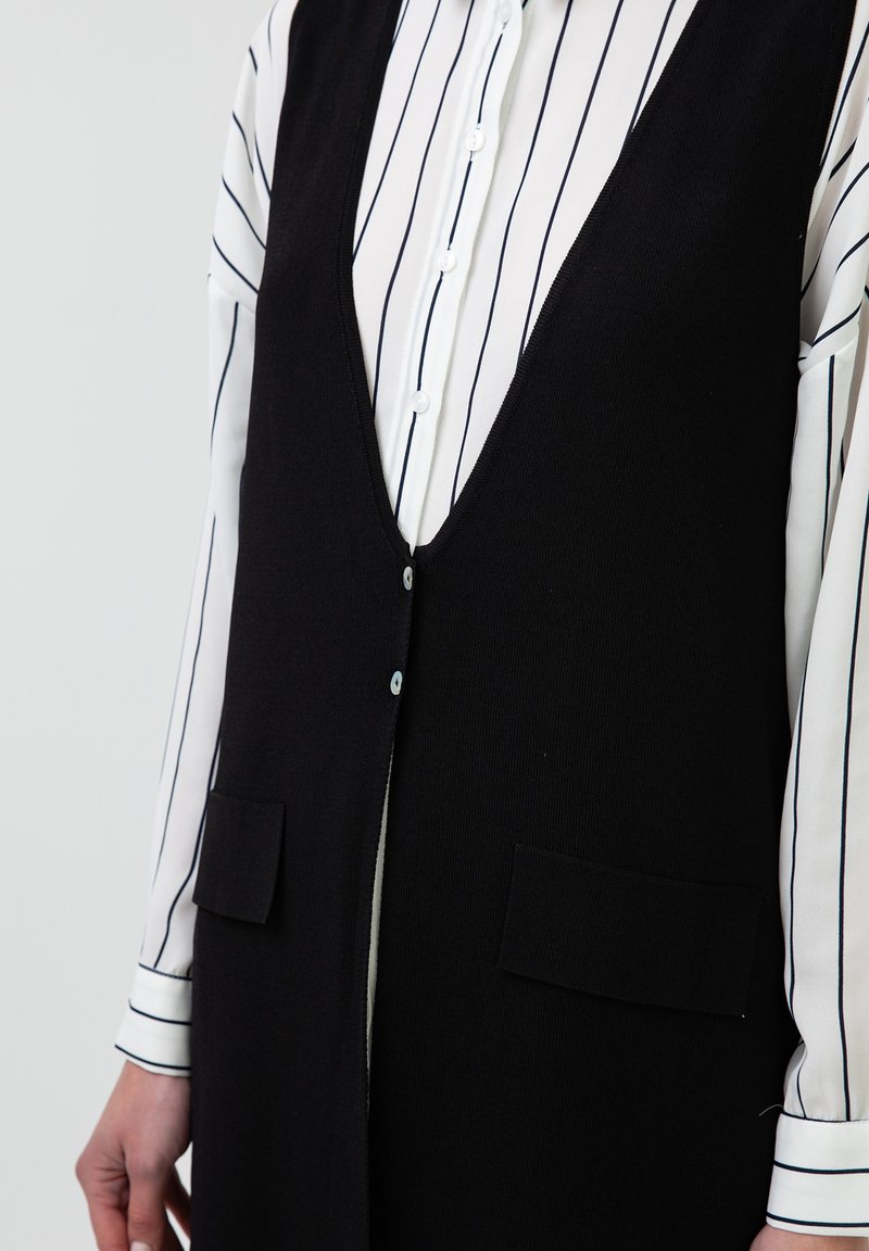 Damen Strickjacken | Touché Privé Strickjacke black/schwarz - ZW10631 Damen Strickjacken | Touché Privé Strickjacke black/schwarz - ZW10631