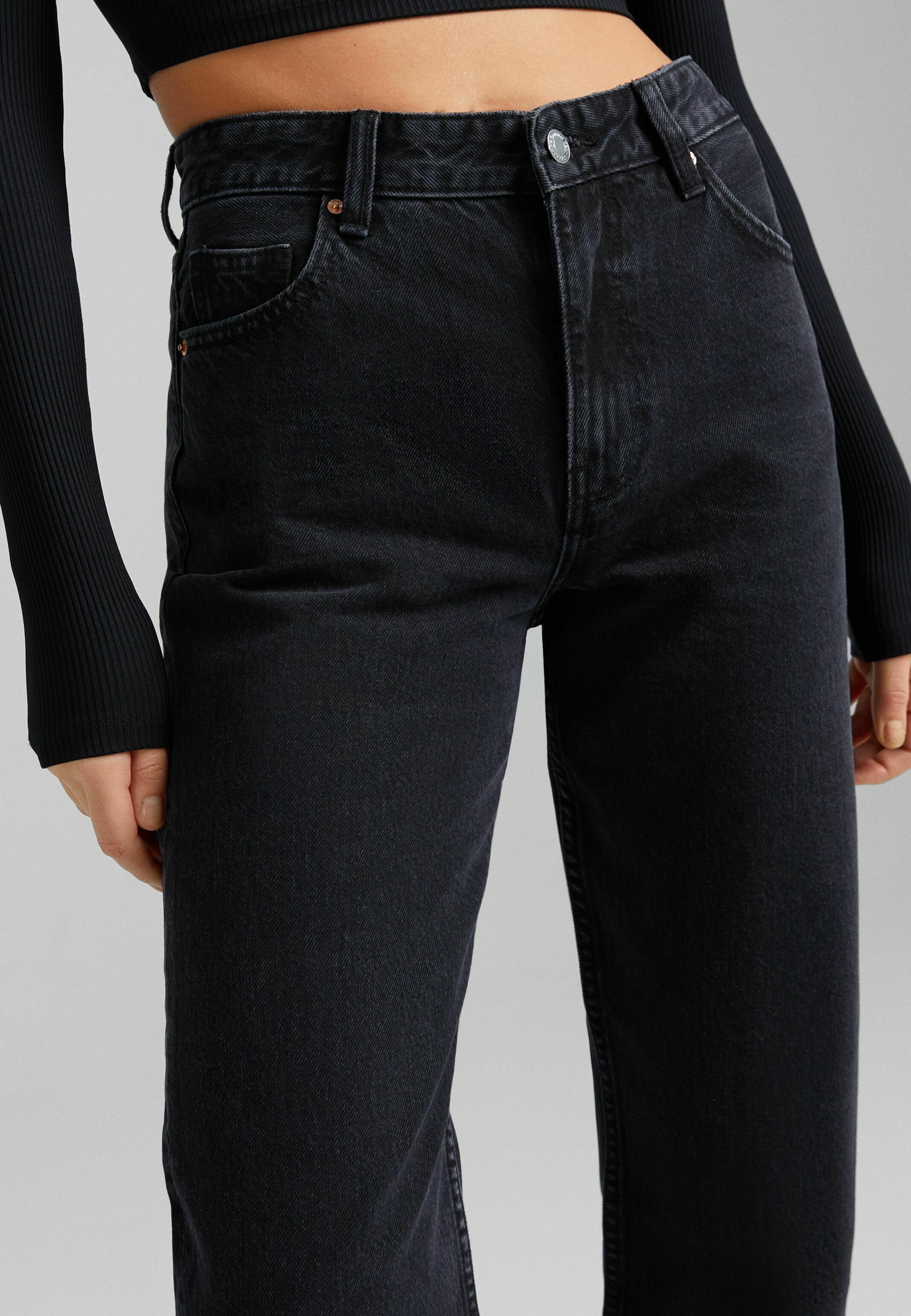 STRAIGHT - Straight leg jeans - black 