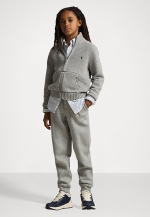 COTTON FULL ZIP JUMPER - Kardigán - andover heather