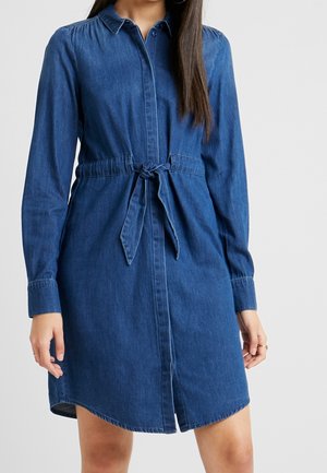 Abito a camicia - blue denim
