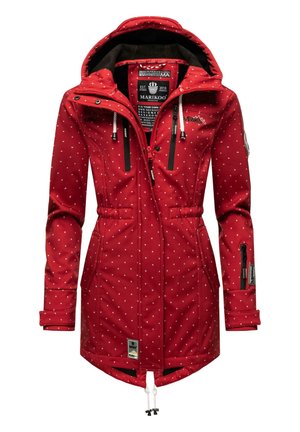 Marikoo ZIMTZICKE - Parka - red w dots