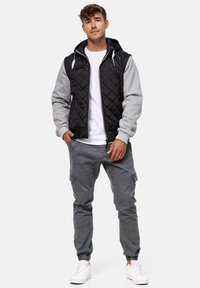 INDICODE JEANS HARRY - Chaqueta fina - black