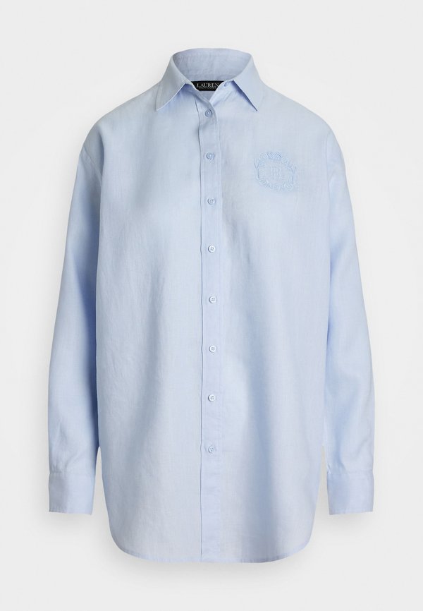 OVERSIZE FLORAL LOGO LINEN SHIRT - Button-down blouse3