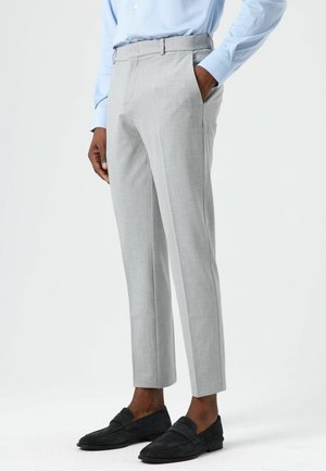 HIGH WAIST - Pantalon - light grey