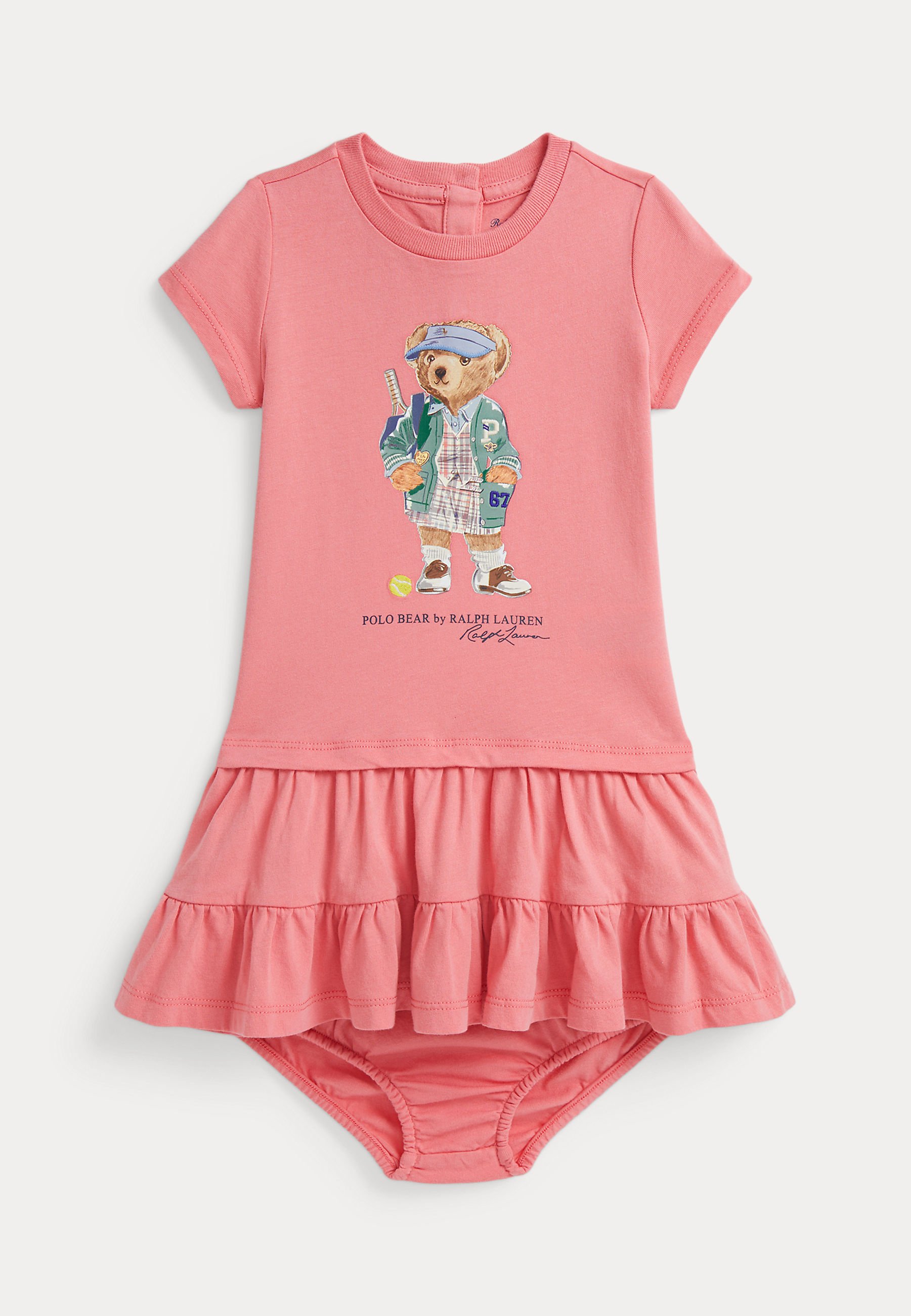 Polo Ralph Lauren POLO BEAR TIERED COTTON JERSEY DRESS Robe en