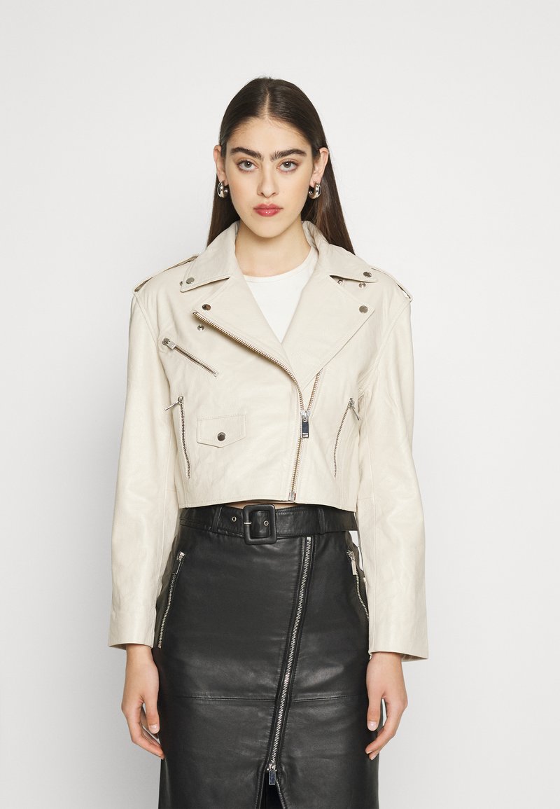 Callisto Leather Shirt Jacket