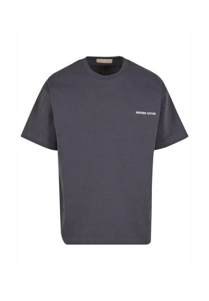 ALWAYS LATE - Print T-shirt - blue