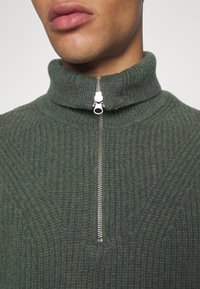 Samsøe Samsøe JACKS HALF ZIP  - Džemperis - climbing ivy