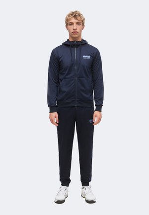 EA7 Emporio Armani TUTA GYM TRAIN VISIBILITY T SUIT HOODIE - Tepláková súprava - blue