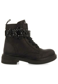 Gioseppo MILITAR DE QUITA Y ITTER  - Botines con cordones - black