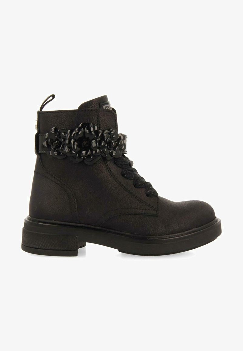 Gioseppo MILITAR DE QUITA Y ITTER - Botines con cordones - black