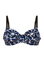 Anita DEPTHS - Bikini-Top - schwarz pool blue/blau - Zalando.de