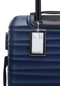 WITTCHEN SMALL SUITCASE WITH LUGGAGE TAG FROM ABS - Valise à roulettes - dark blue