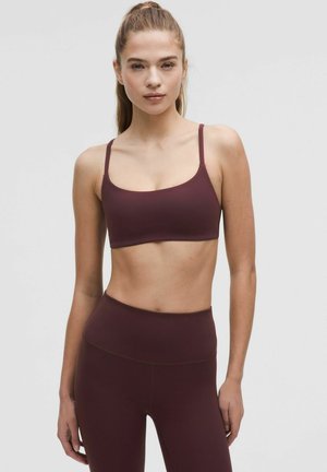 WUNDER TRAIN STRAPPY RACER A/B - Sujetadores deportivos con sujeción ligera - goodnight plum