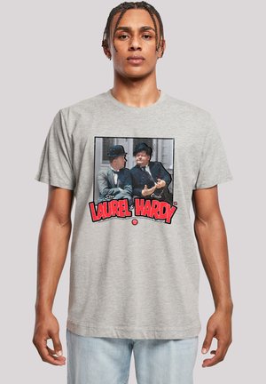 STAN LAUREL  OLIVER HARDY COMEDY DUO - Print T-shirt - heather grey