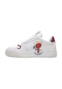 Ed Hardy COURT LOW DEVIL - Sneakers - white red