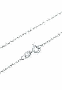 Collana in argento sterling con un delicato design a spirale, caratterizzata da un gancio a moschettone tondo e marcature per la purezza dell'argento 925.