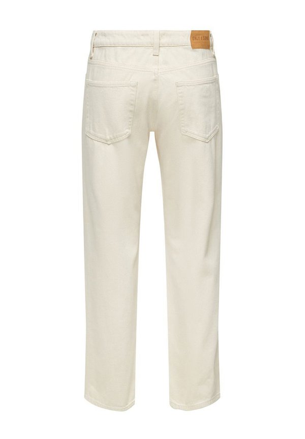 ONSEDGE - Straight leg jeans - ecru4