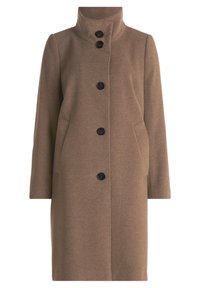 MIT KRAGEN - Klassisk frakke - taupe melange