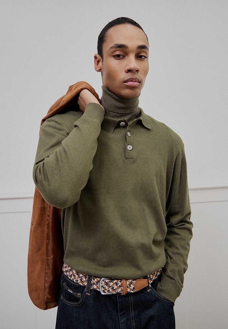 INDICODE JEANS Poloshirt donkergroen