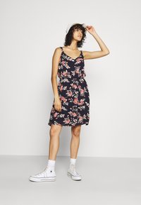 ONLY ONLKARMEN SHORT DRESS  - Dnevna haljina - night sky/rose