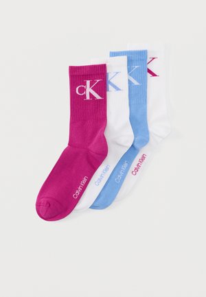 MONOGRAM 4 PACK - Κάλτσες - white/ light blue/ lilac