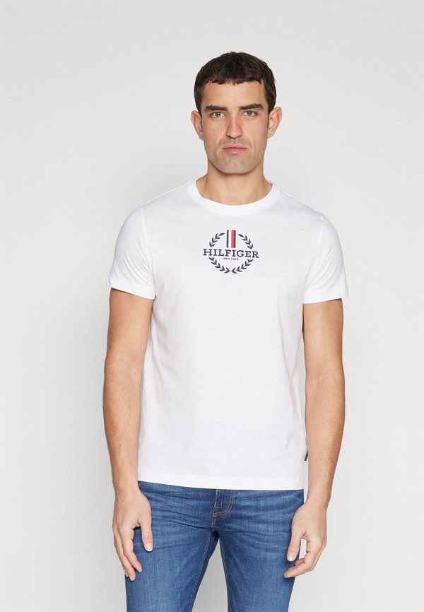 GLOBAL STRIPE WREATH TEE - Print T-shirt