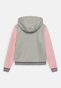 Lacoste UNISEX - Felpa con zip - heather wall chine/lotus 1-navy blue-white