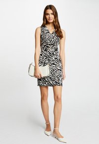 Morgan ZEBRA - Robe de jour - black white