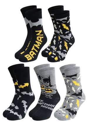 5ER PACK DC COMICS BATMAN - Socken - mehrfarbig