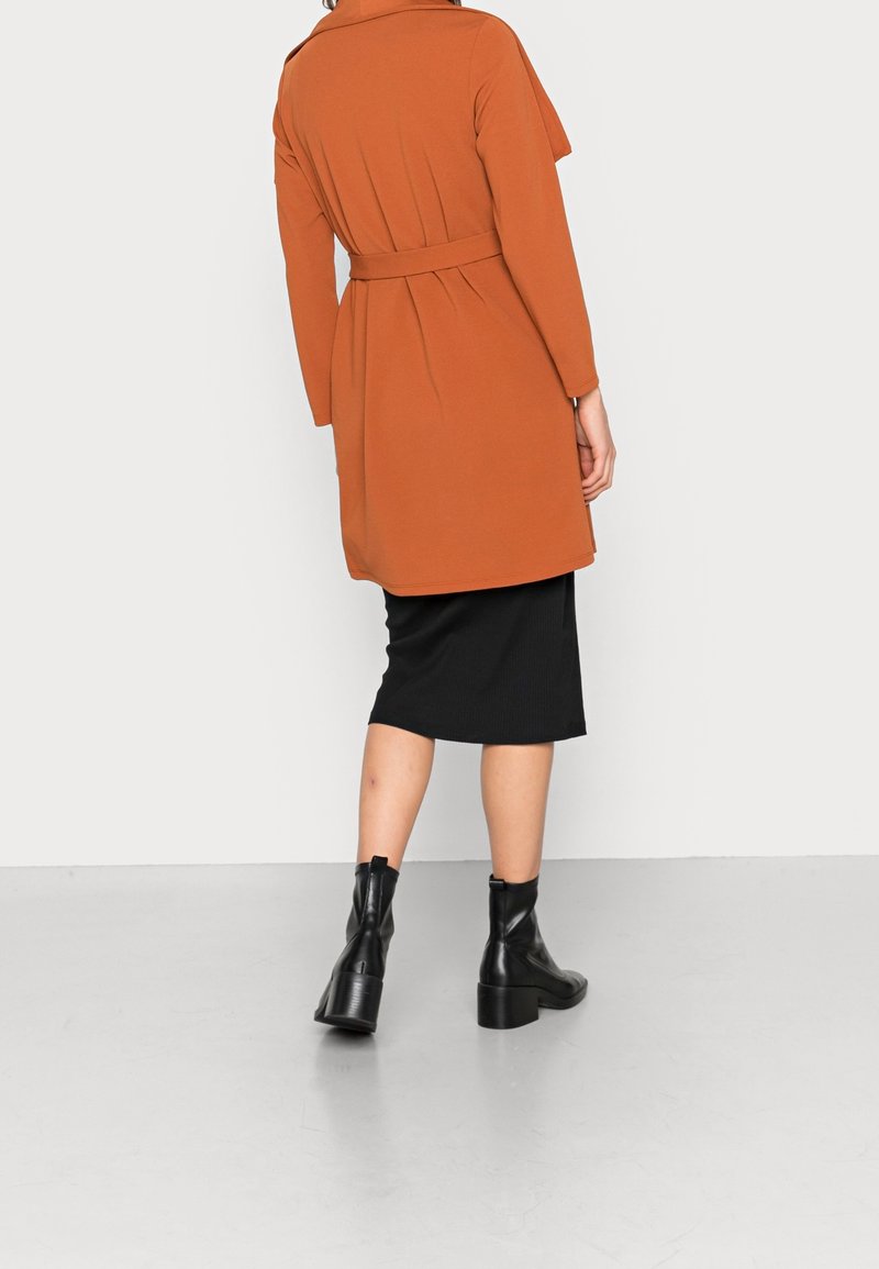 VILA Short coat - brown