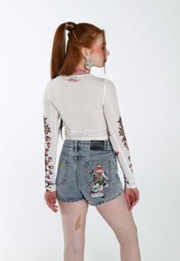 Ed Hardy LOVE-KILLS-SLOWLY LONG SLEEVED - Langærmet T-shirt - bright white