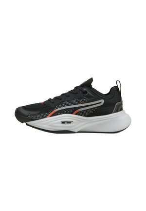 PWR NITRO SQD - Laufschuh Straße - black-gray echo-glowing red