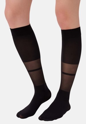 Kniestrümpfe - black
