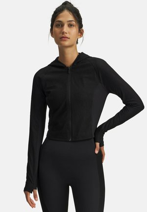 LONG-SLEEVES HALO JACQUARD - Vest - ultimate black