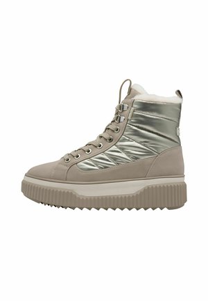 Tamaris Bottines à plateau - champagne