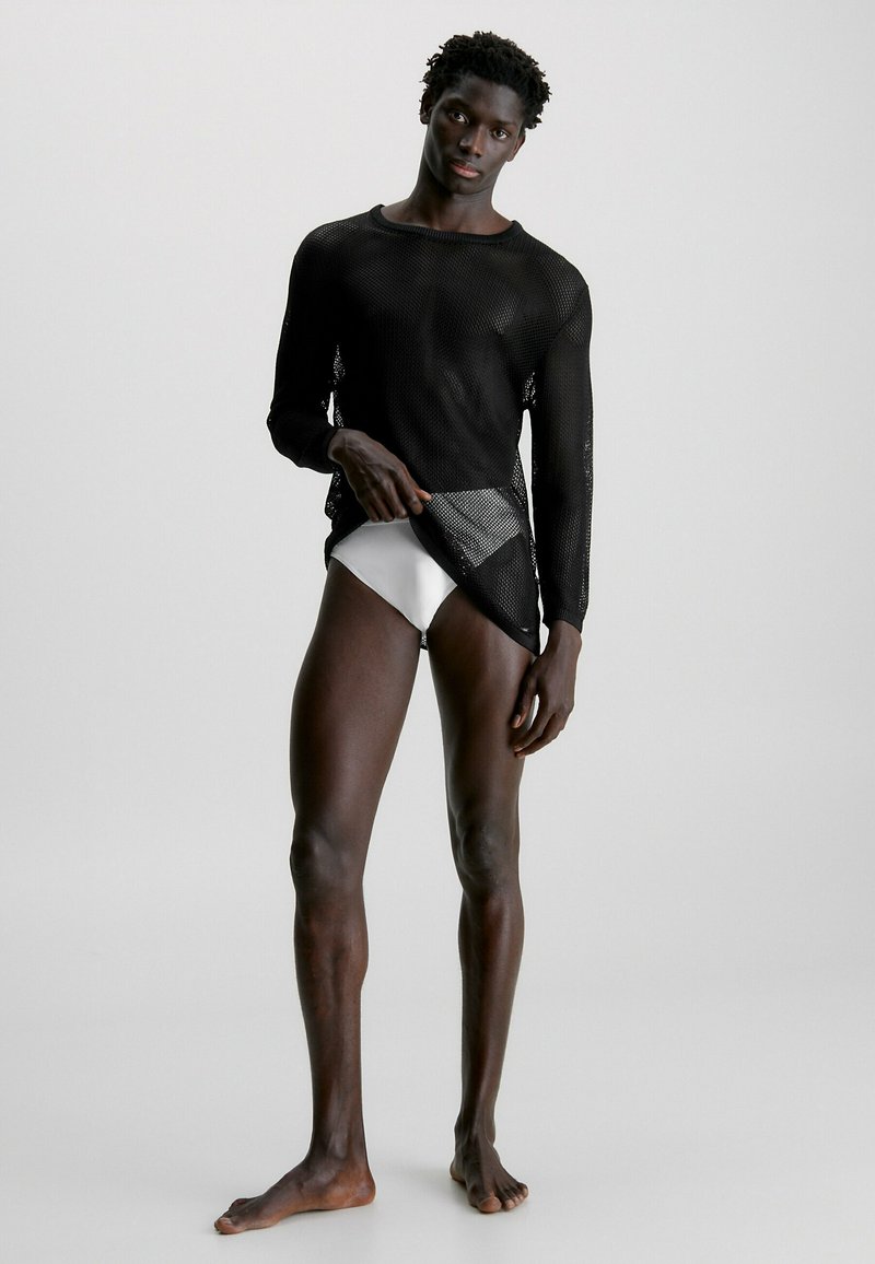 Calvin Klein Swimwear UNISEX SHEER KNIT LONG SLEEVE Strandaccessoire