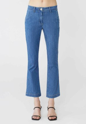 PINOCCHIETTO MACRI MATELASSE - Jeans bootcut - blu denim