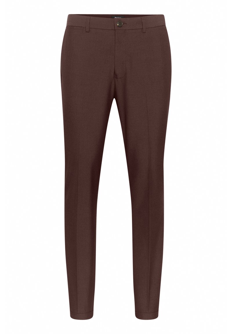 Matinique MALIAM - Chino - cambridge brown melange/donkerbruin mêleerd ...