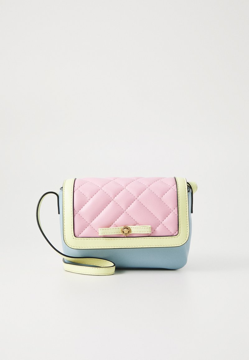 Versace SHOULDER BAG SOFT MIX UNISEX - Plecu soma - pale yellow/pas